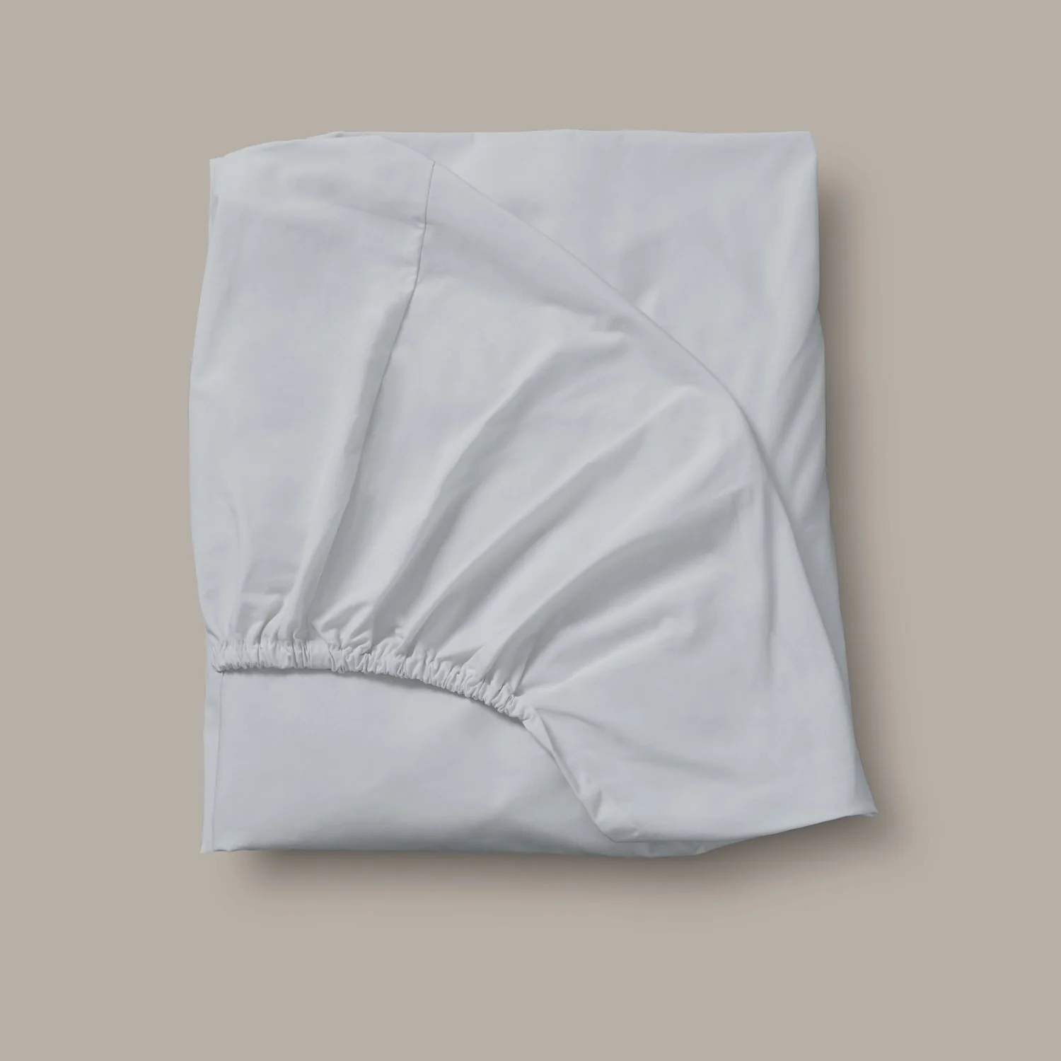 Arinta Organic Cotton Fitted Sheet - Earl Grey - Image 2
