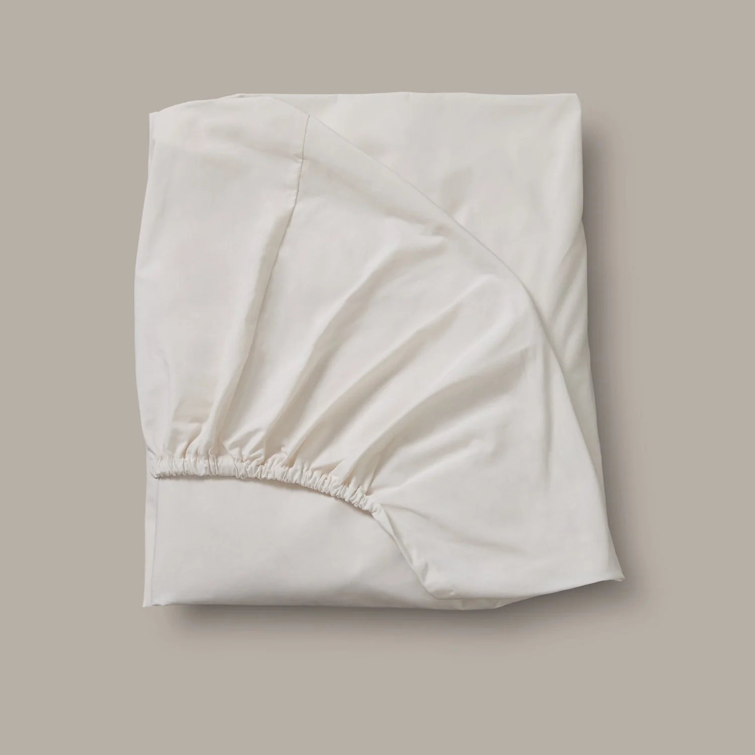 Arinta Organic Cotton Fitted Sheet - Vanilla - Image 2