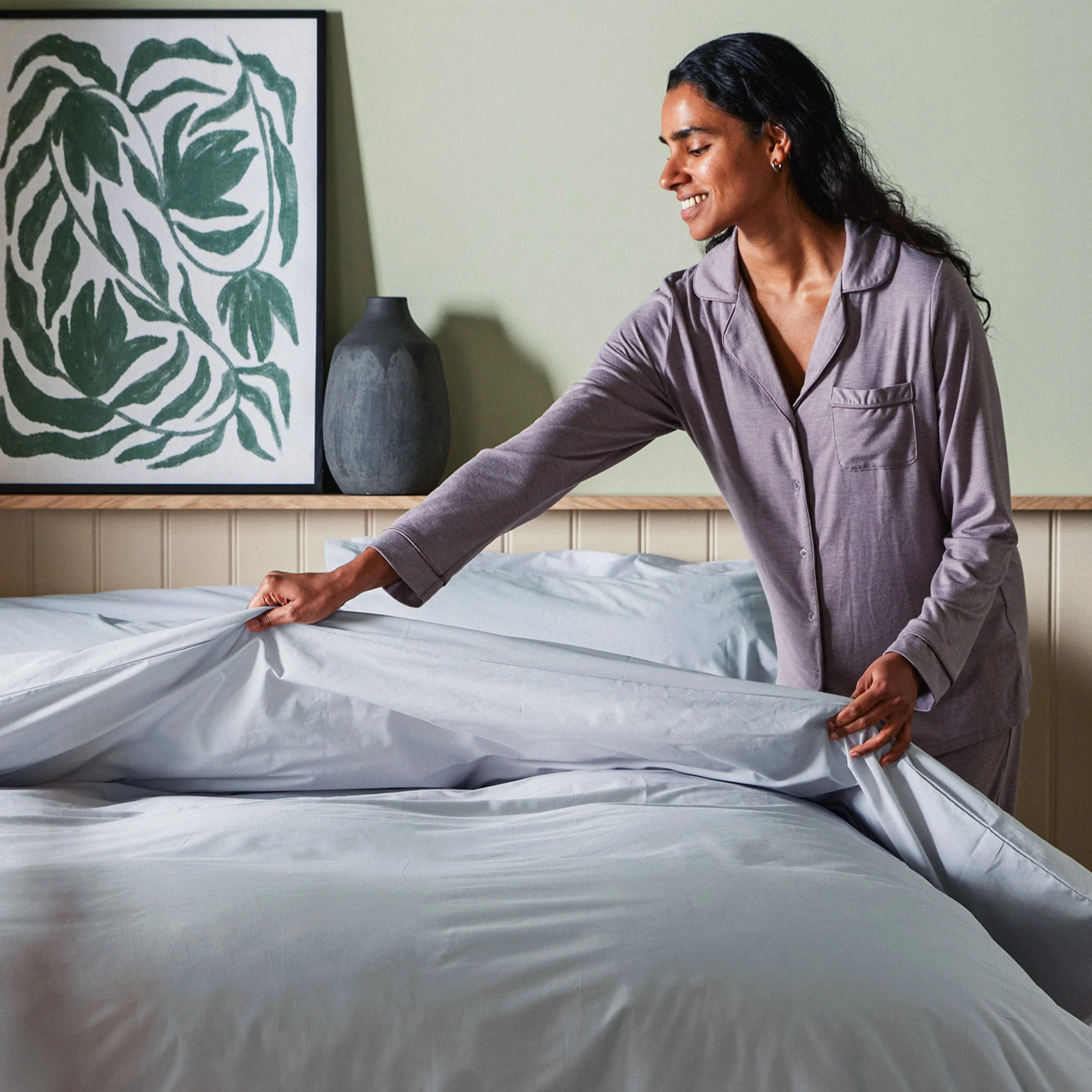 Arinta Organic Cotton Linen Bundle - Earl Grey - Image 4