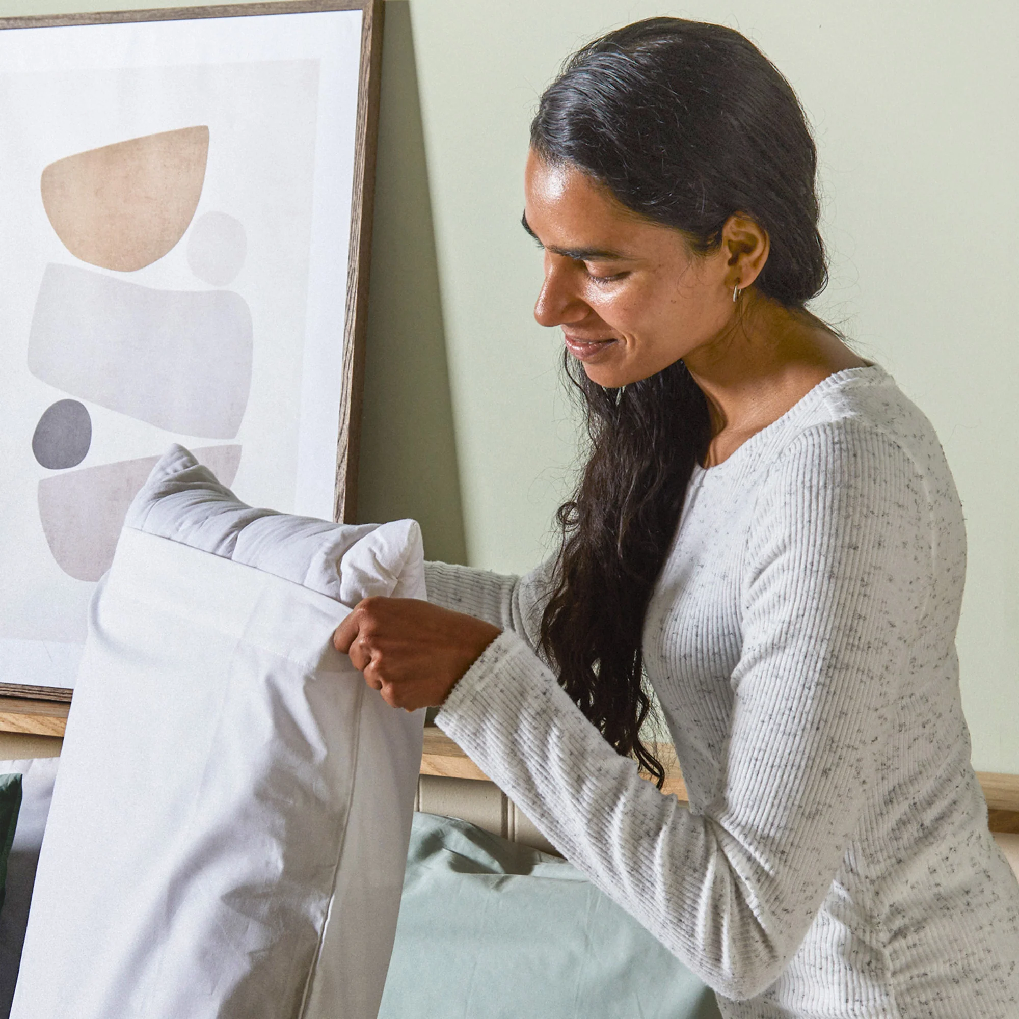 Arinta Organic Cotton Linen Bundle - White - Image 4