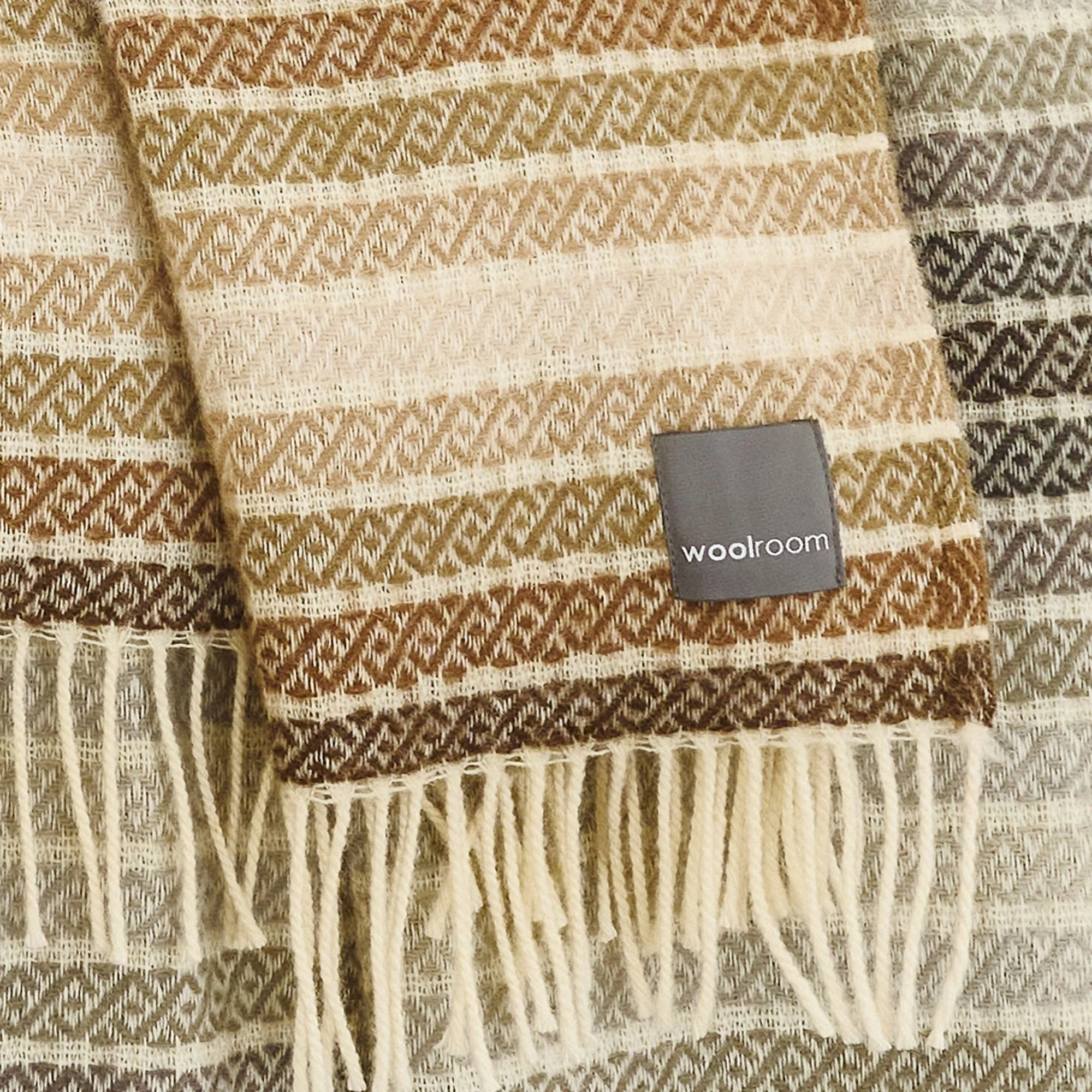 Athena Wool Throw - Clay - Image 4