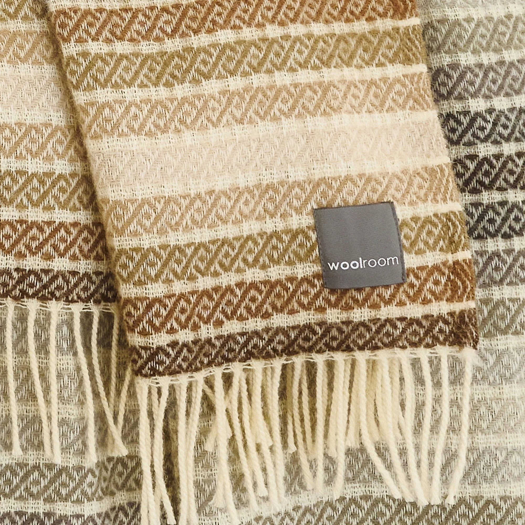 Athena Wool Throw - Clay - Image 4