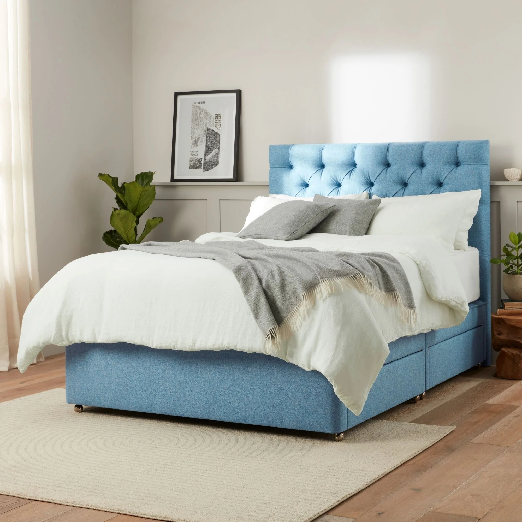 Chartwell Upholstered Divan - Pine - Image 2