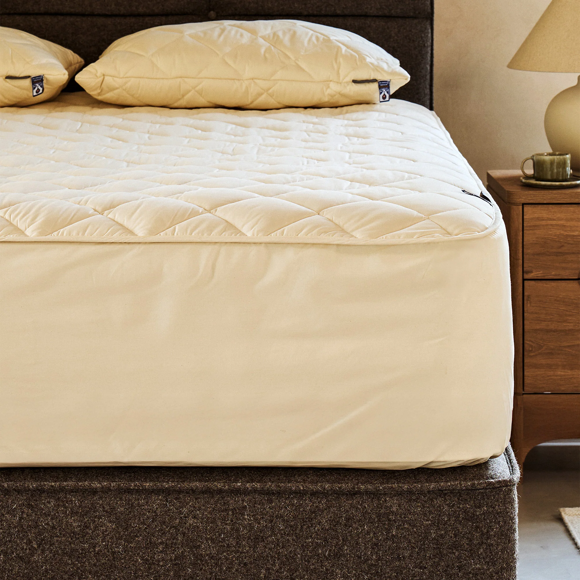 Deluxe Washable Wool Mattress Protector - Extra-Deep Skirt - Image 7