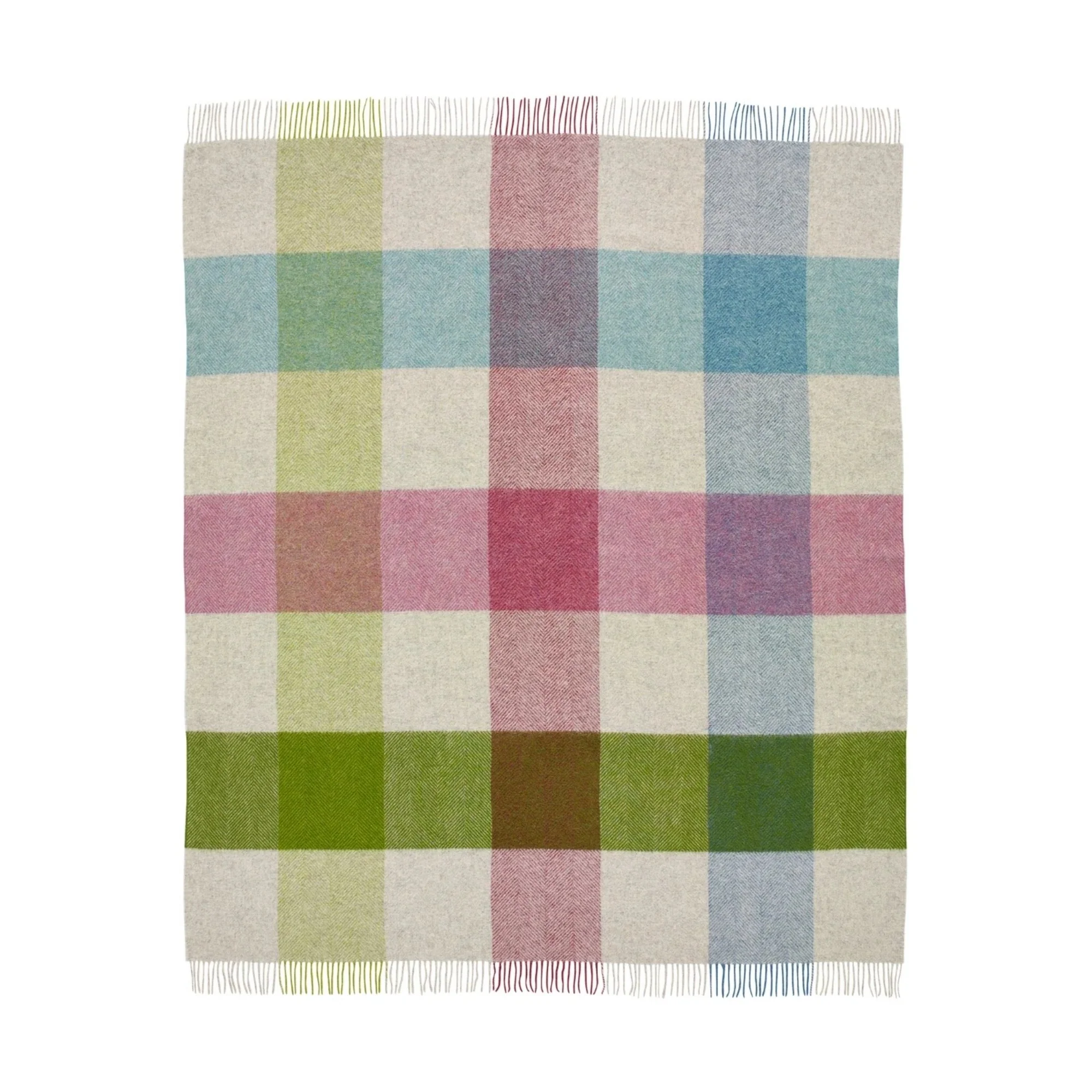 Harland Shetland Wool Throw - Heather - Image 3