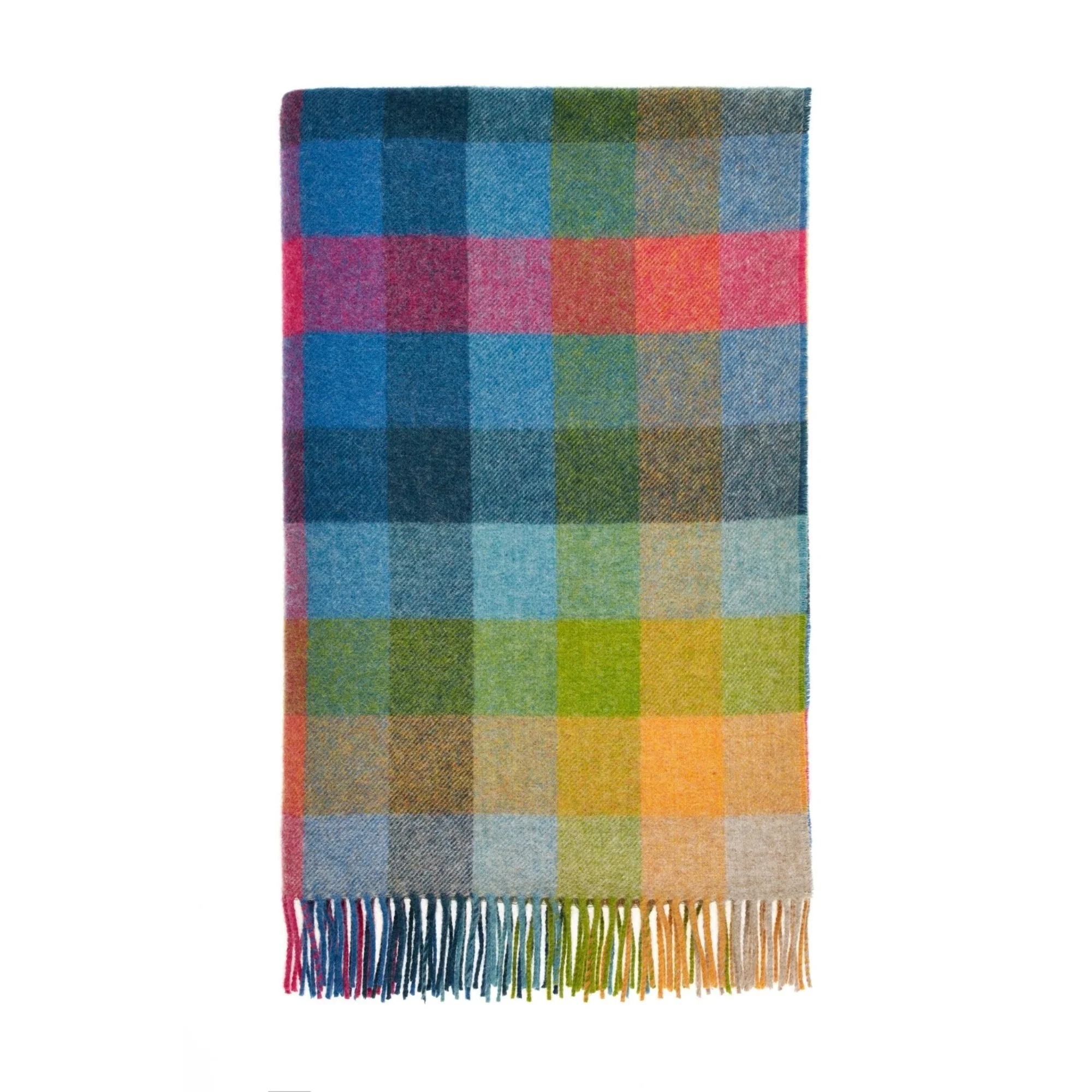 Harlequin Shetland Throw - Tutti Fruitti - Image 2