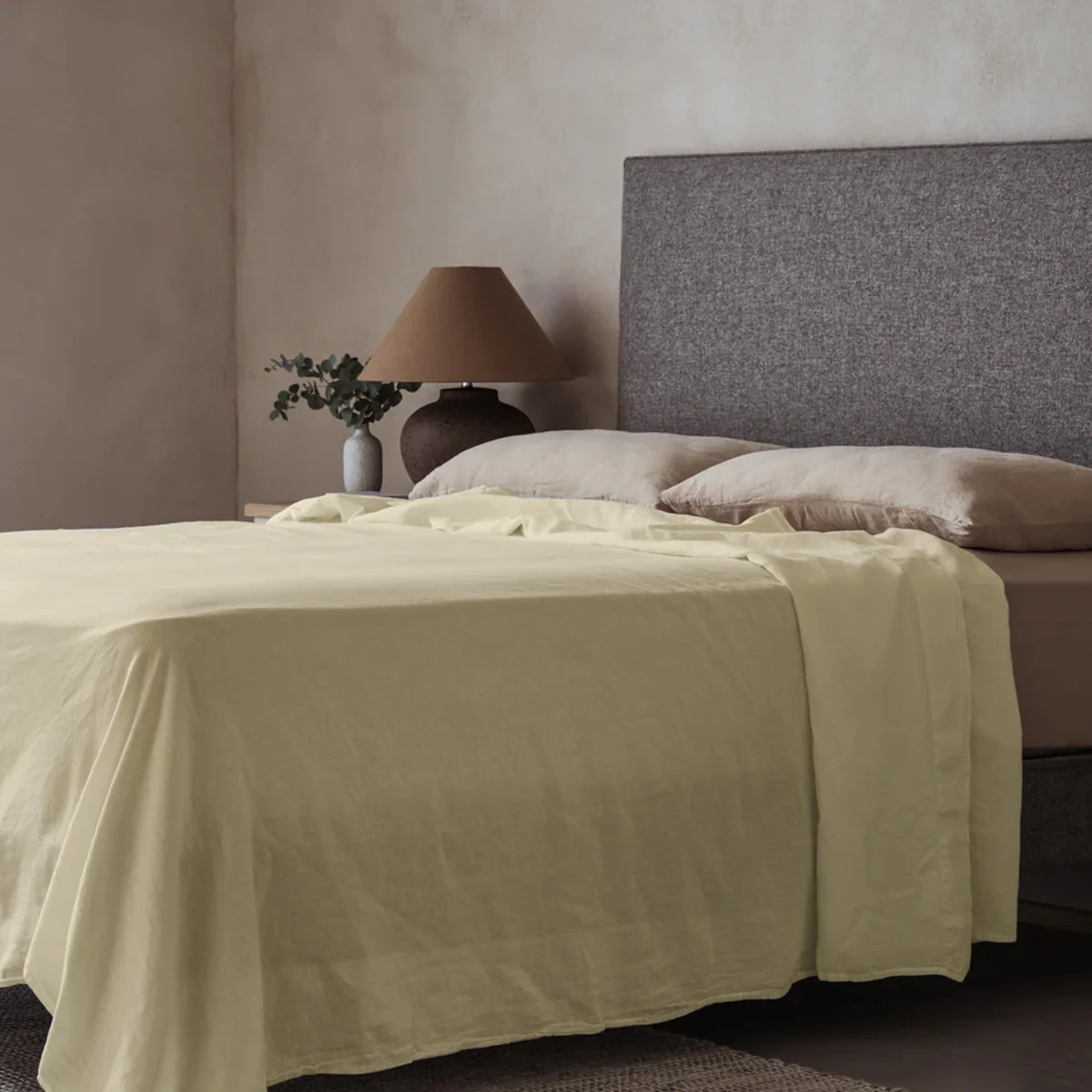 Mariana Linen Blend Flat Sheet - Image 2