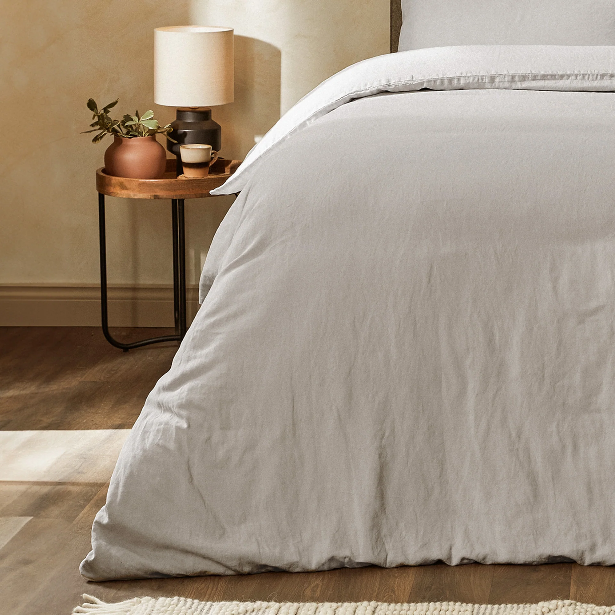 Mariana Linen Blend Set - Pebble - Image 5