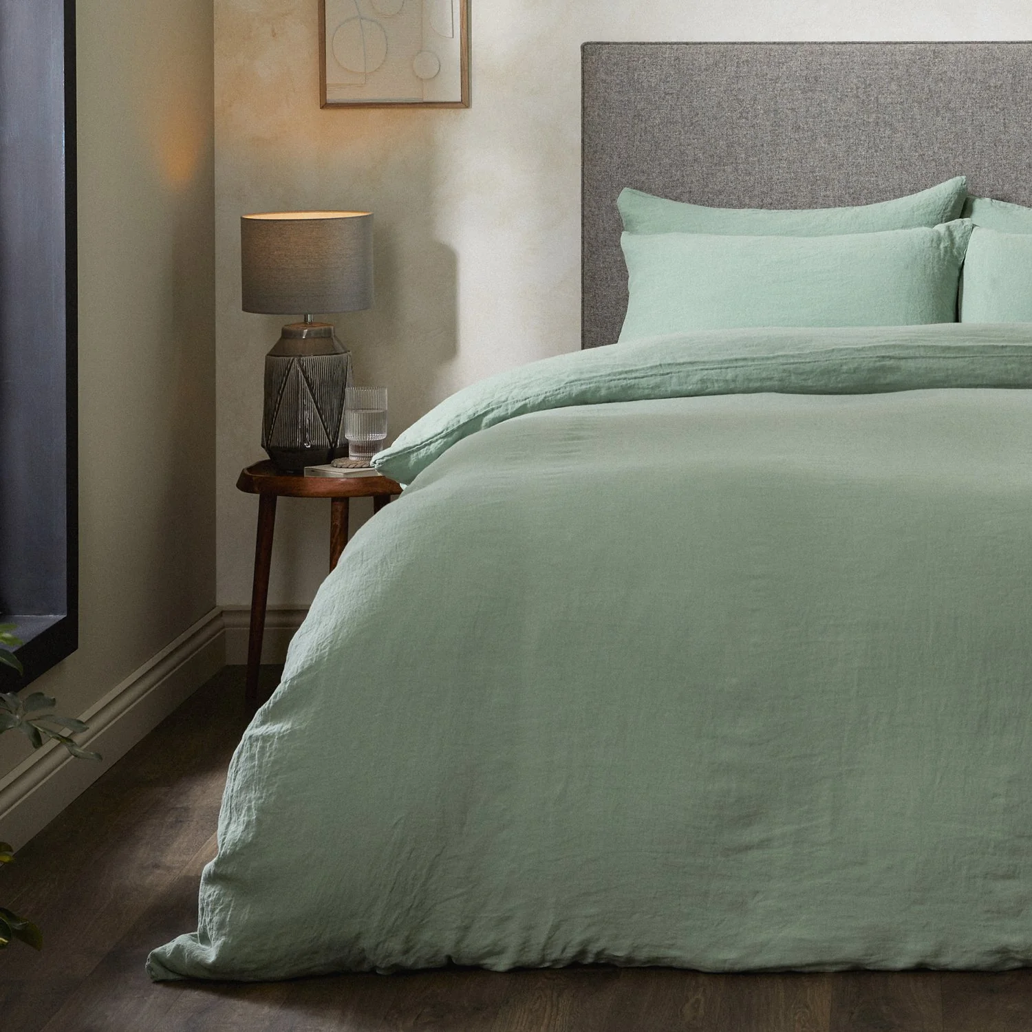 Mariana Linen Blend Comforter Cover - Image 5