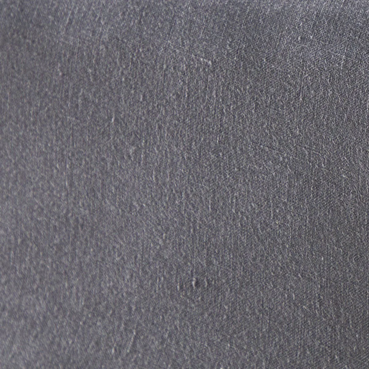 Mariana Linen Blend Duvet Cover - Charcoal - Image 4