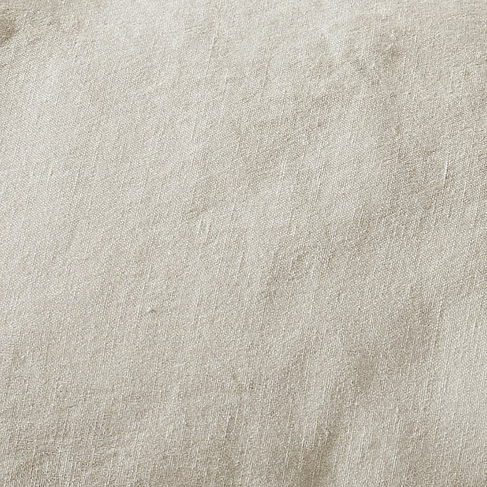 Mariana Linen Blend Fitted Sheet - Pebble - Image 3