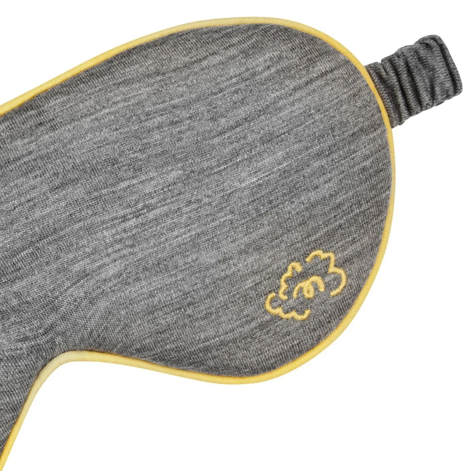 Merino Eye Mask - Grey Marle - Image 2
