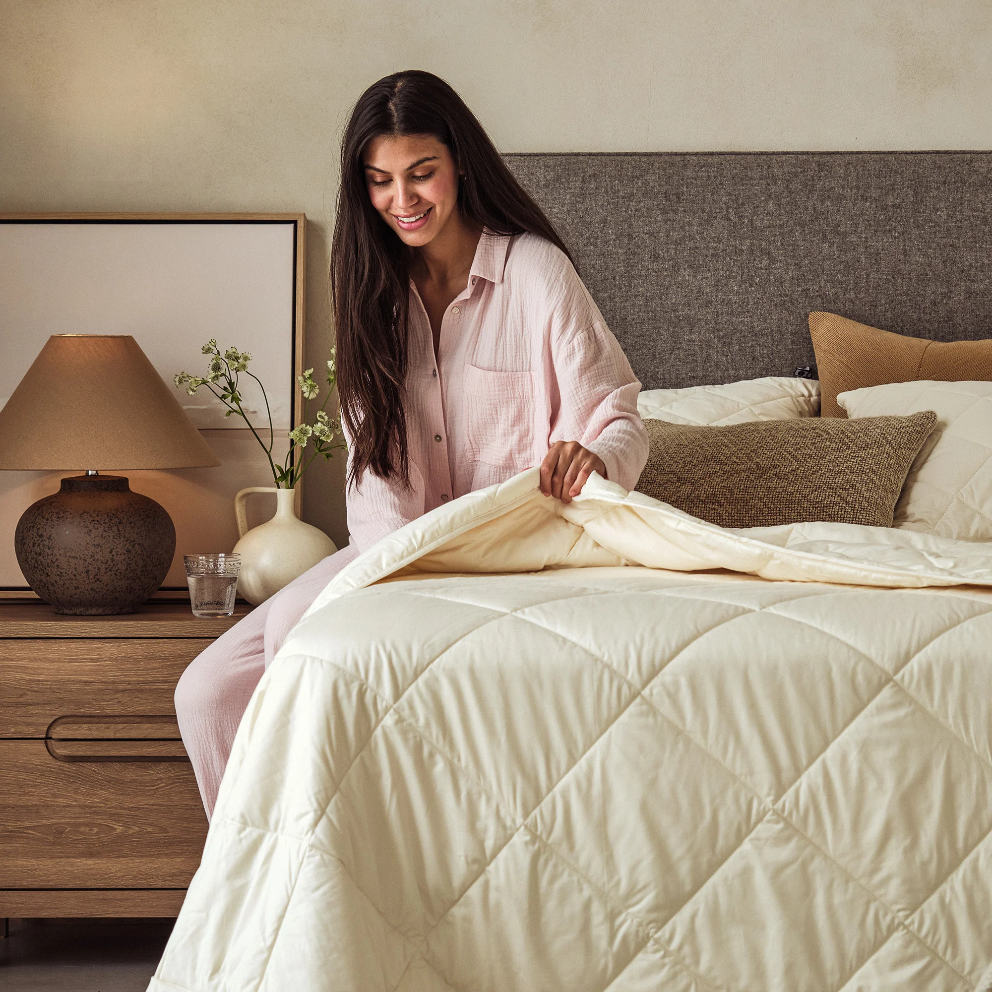 Organic Washable Wool Duvet - Medium - Image 7