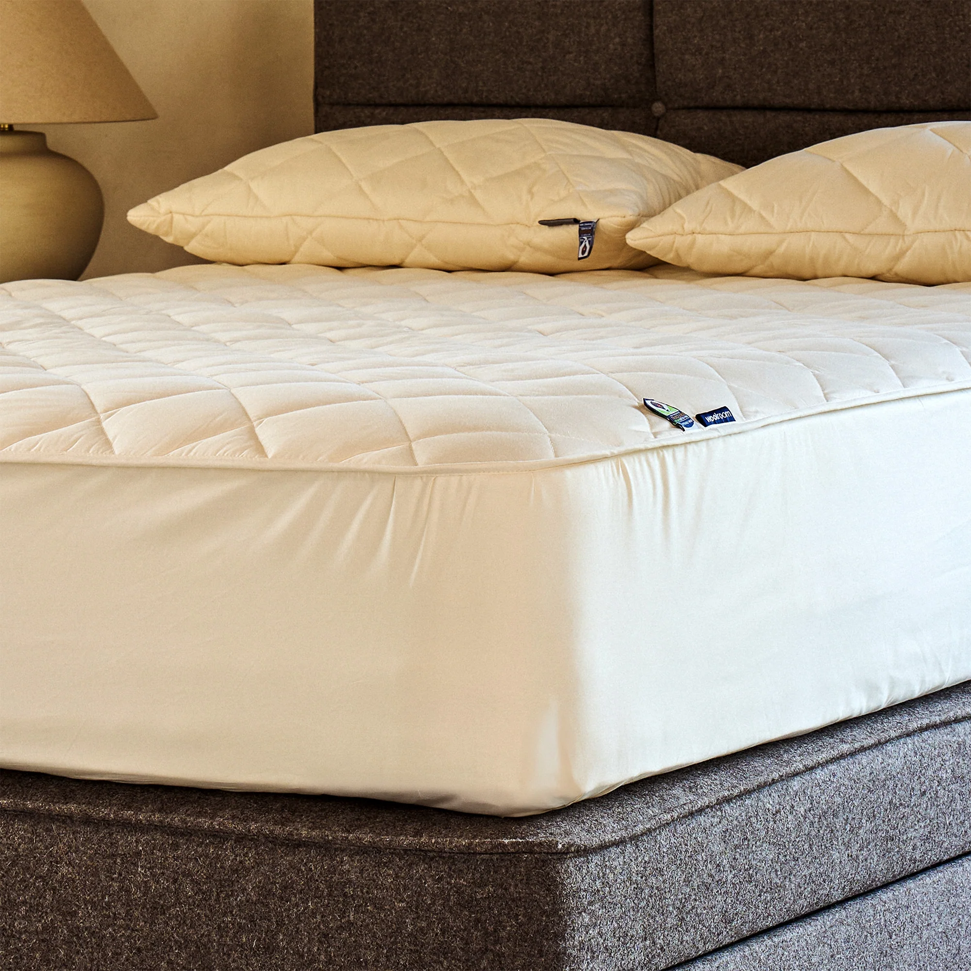 Organic Washable Wool Mattress Protector - Image 2