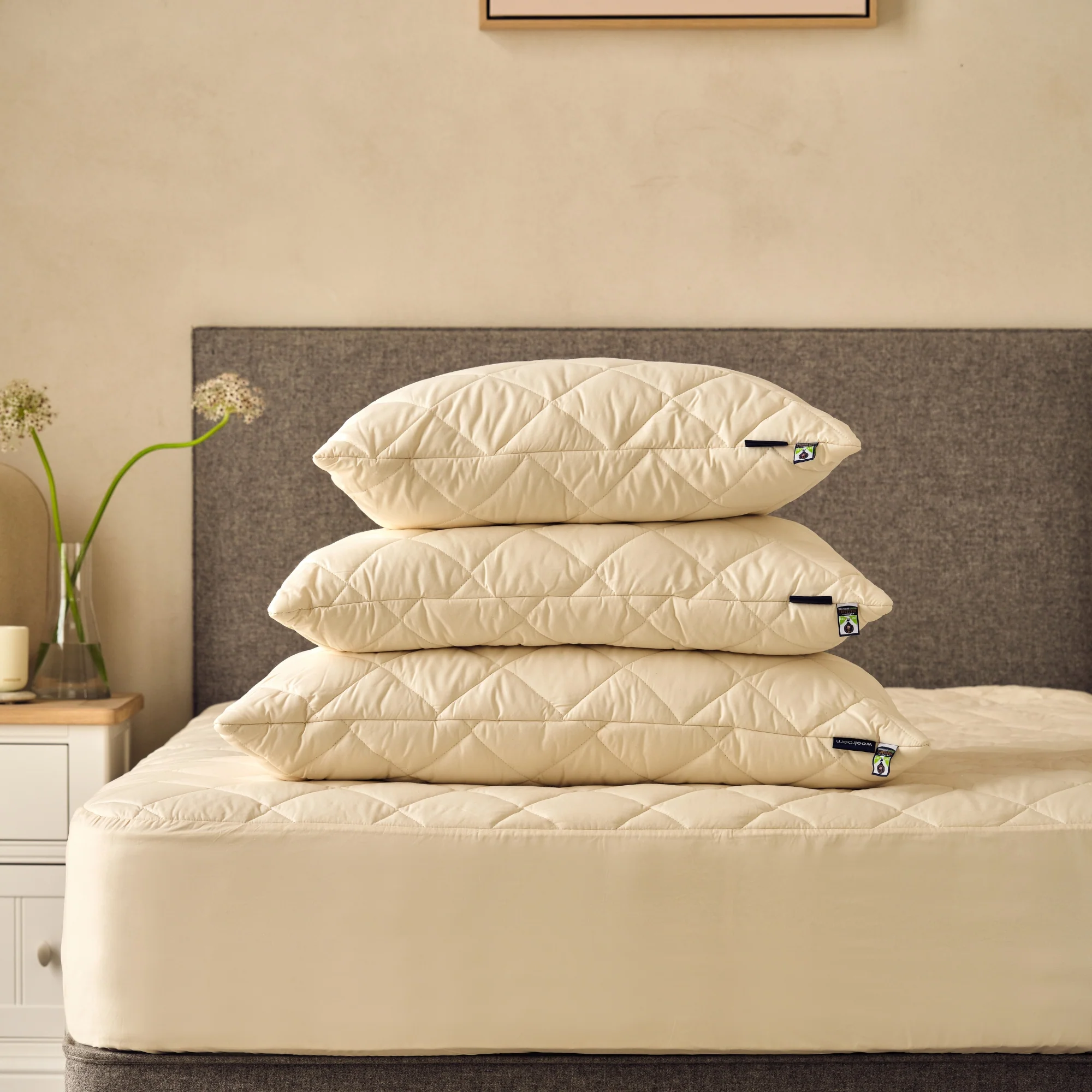 Organic Washable Wool Pillow - Image 4