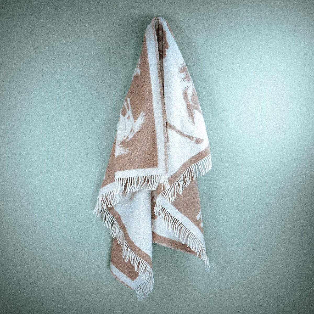 Wild and Wool Horse Wool Throw - Latte - Image 4