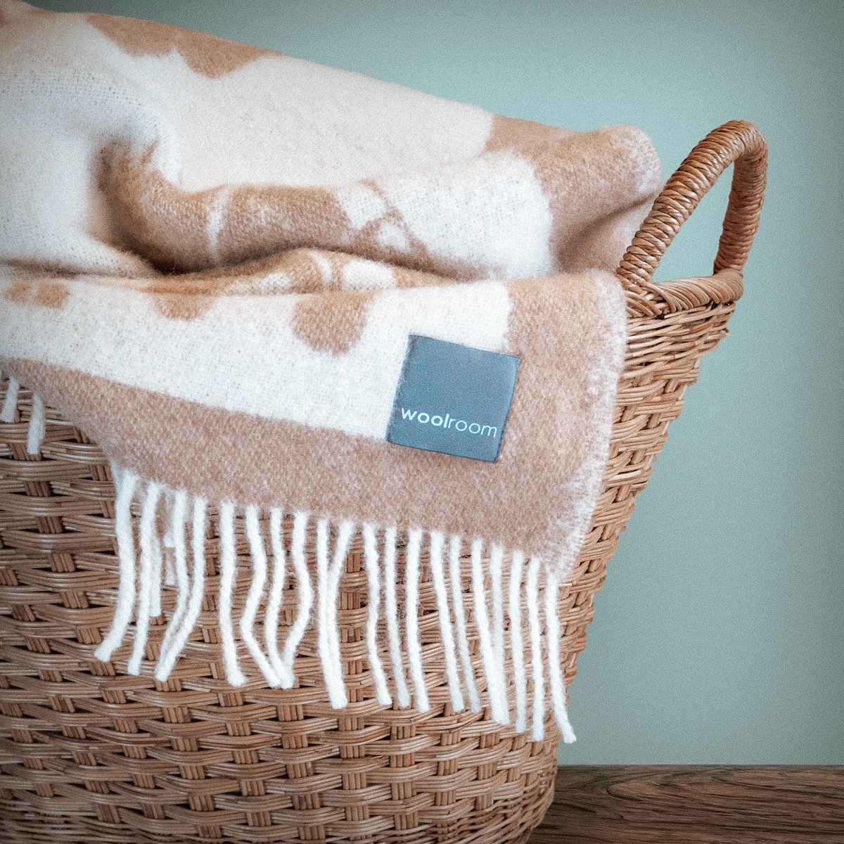 Wild and Wool Horse Wool Throw - Latte - Image 6