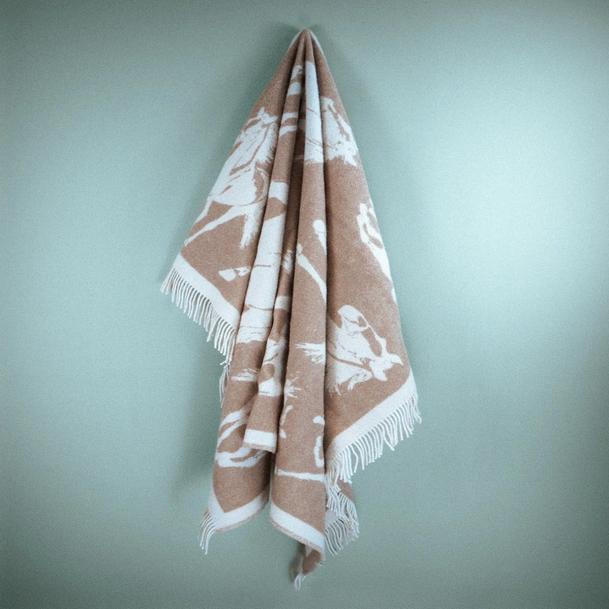 Wild and Wool Horse Wool Throw - Latte - Image 3