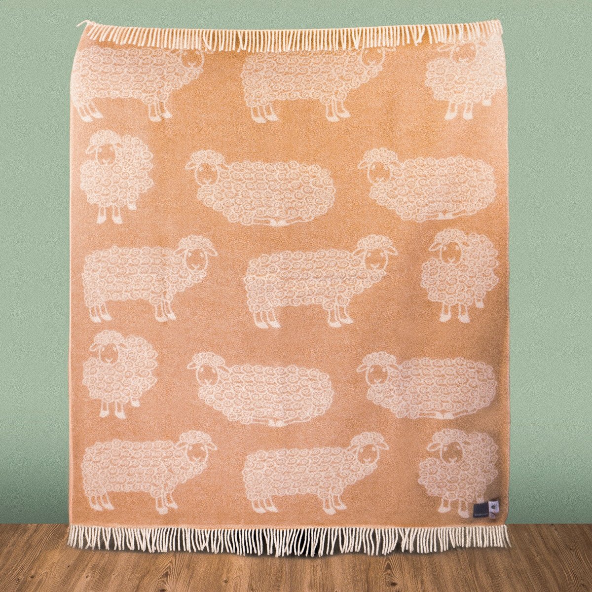 Wild and Wool Lamb Throw - Latte - Image 2
