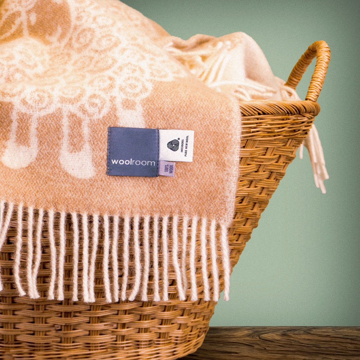Wild and Wool Lamb Throw - Latte - Image 6